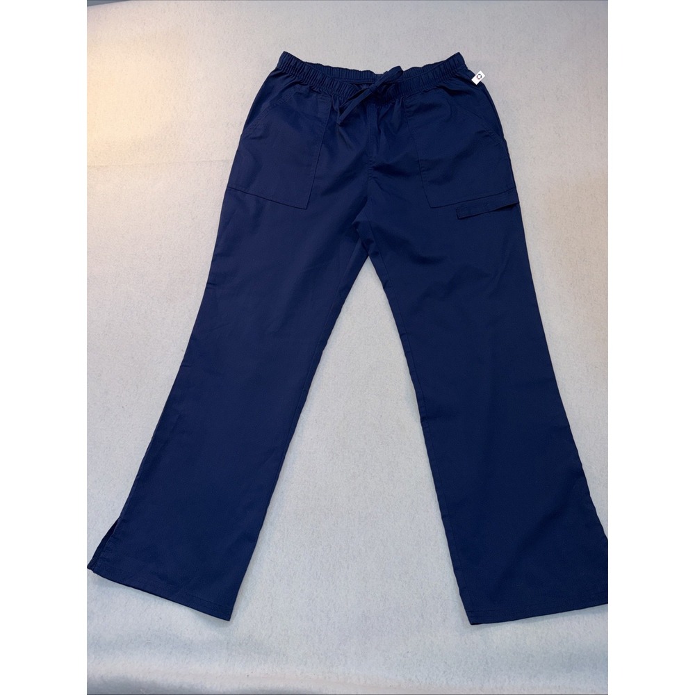 Cherokee Ultra Soft Stretch Antimicrobial Fluid Barrier Navy Blue Scrub Pants SP